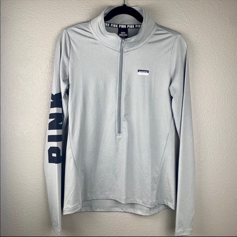 Pink size medium half zip sweater